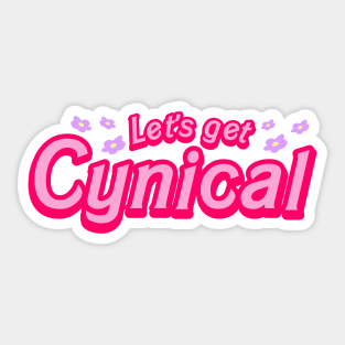 Cynic Sticker